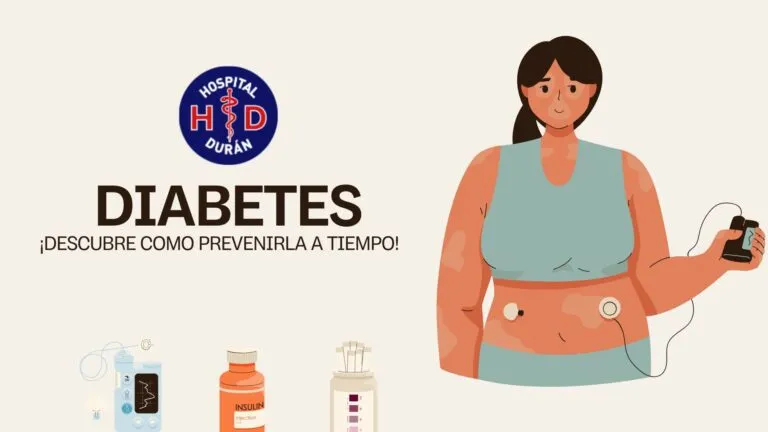 Ilustración sobre control de glucosa y prevención de la diabetes
