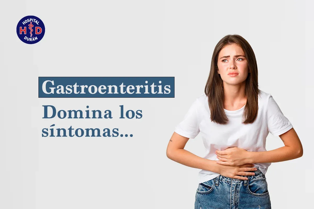 Persona con molestias estomacales